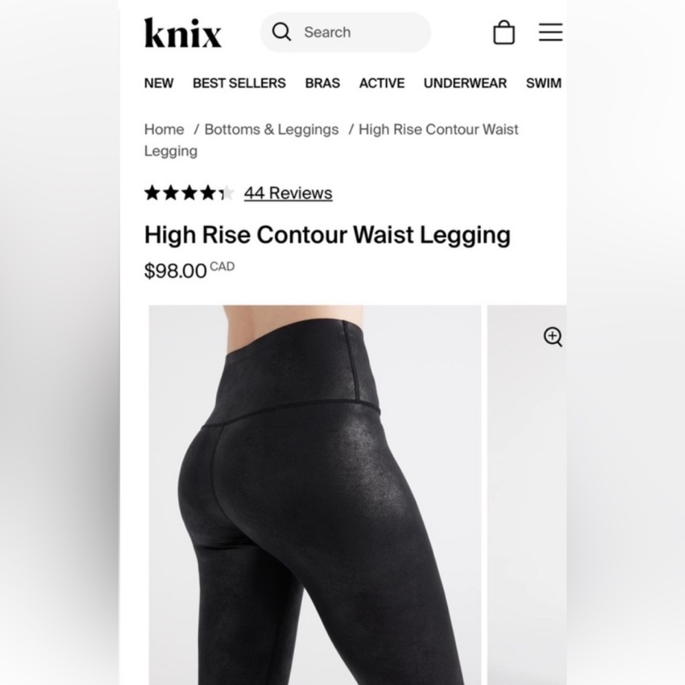 Knix women’s size M High Rise Contour Waist Legging